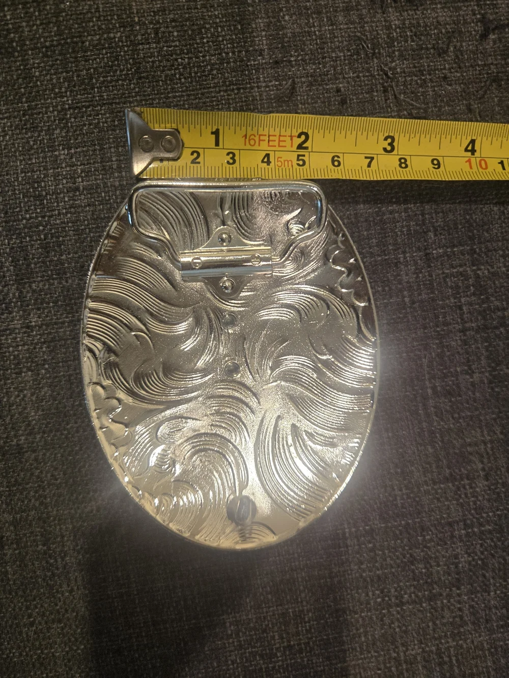 St Jude Oval Western Belt Buckle